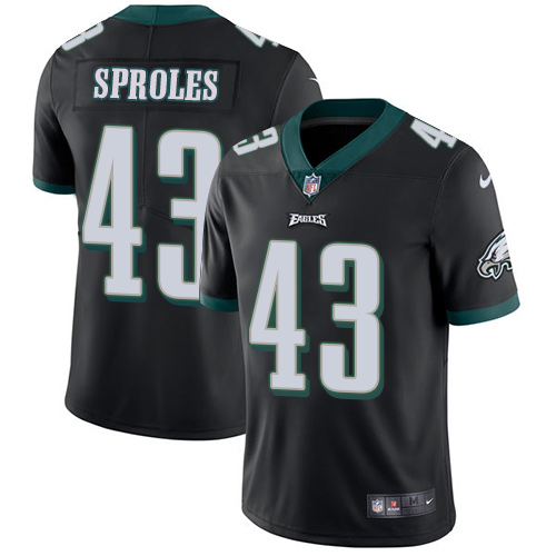 2019 men Philadelphia Eagles #43 Sproles black Nike Vapor Untouchable Limited NFL Jersey->philadelphia eagles->NFL Jersey